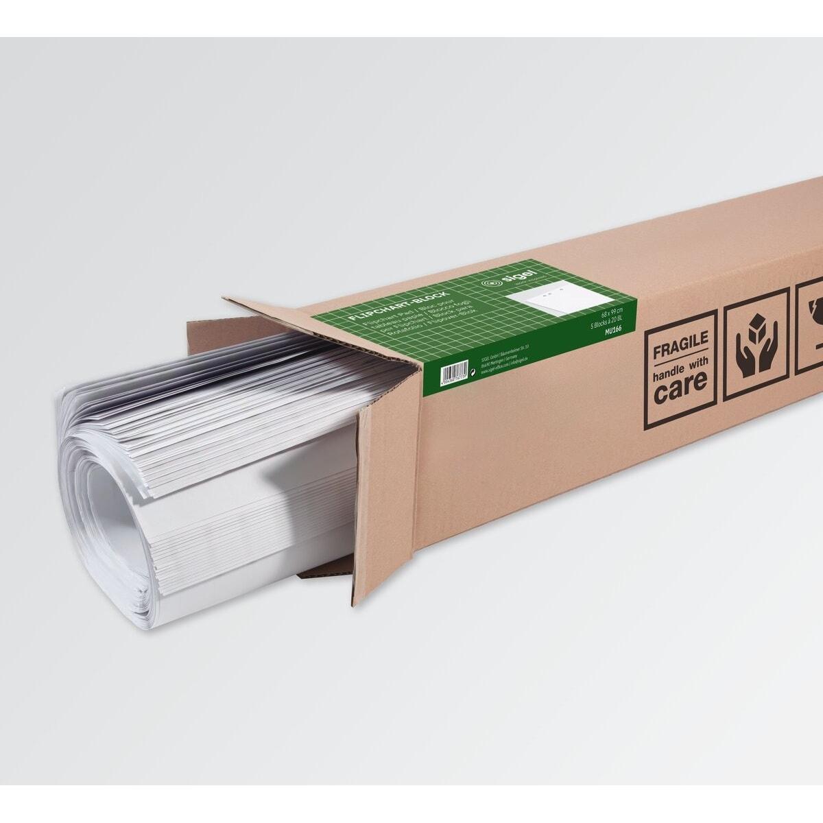 Recharge paperboard sigel livrée enroulée dans son carton