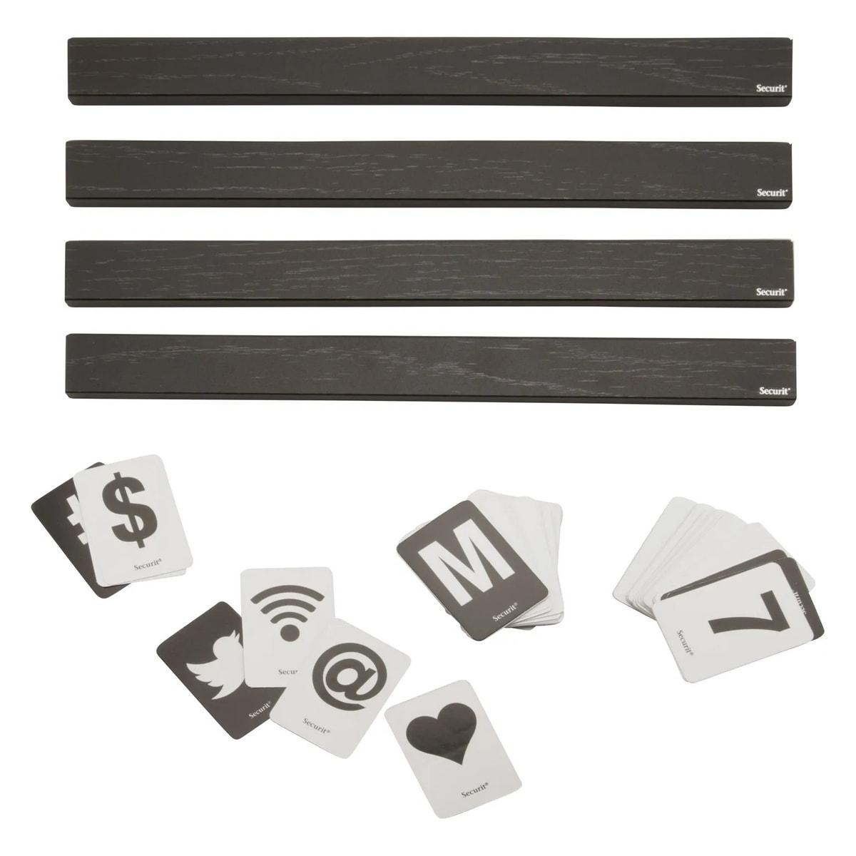 Étagères à lettres Securit LETTER SHELF noires