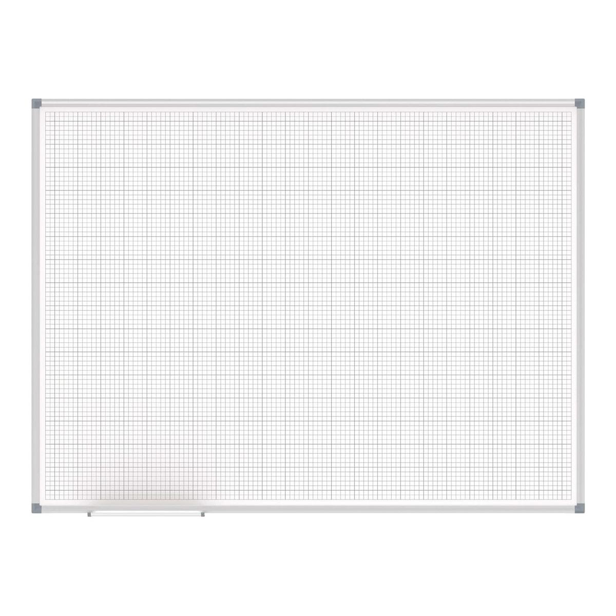 Tableau blanc quadrillé 10 x 10 mm standard MAUL 1 200 x 900 mm