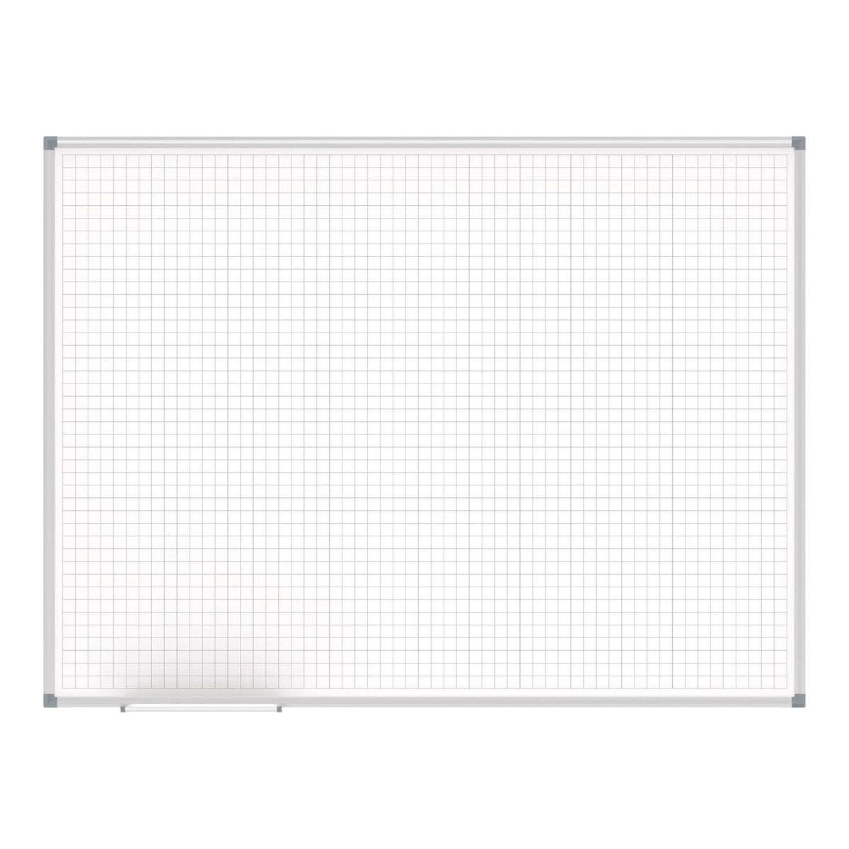 Tableau blanc quadrillé 20 x 20 mm standard MAUL 1 200 x 900 mm
