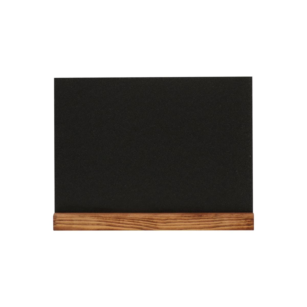 Ardoise de table EUROPEL A4 paysage, pied en pin bois naturel