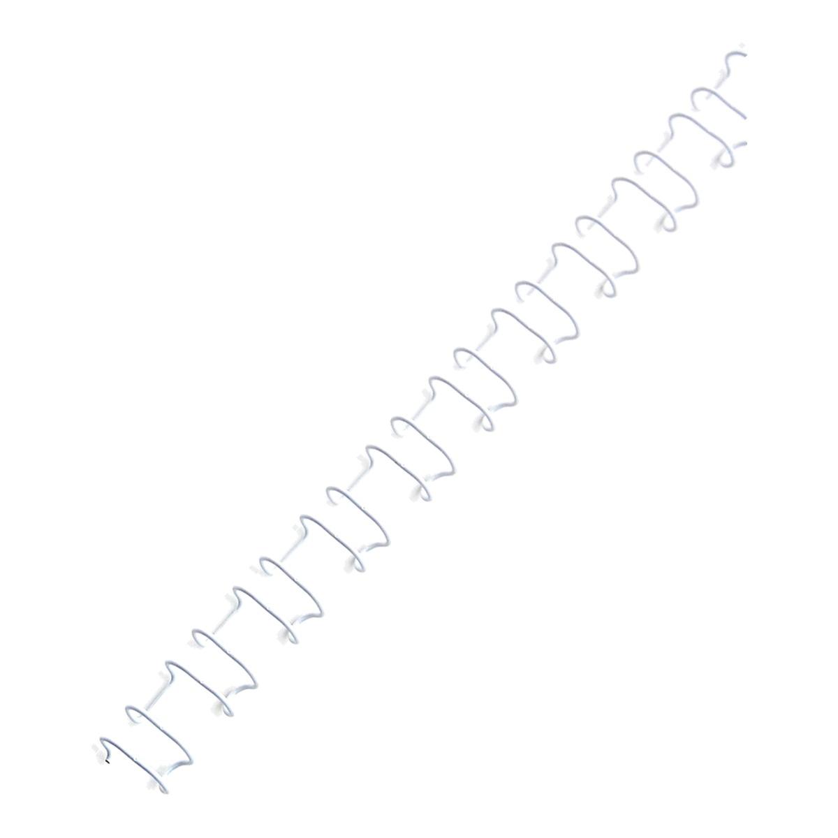 Peigne métallique GBC MultiBind blanc A4 21 boucles 12 mm