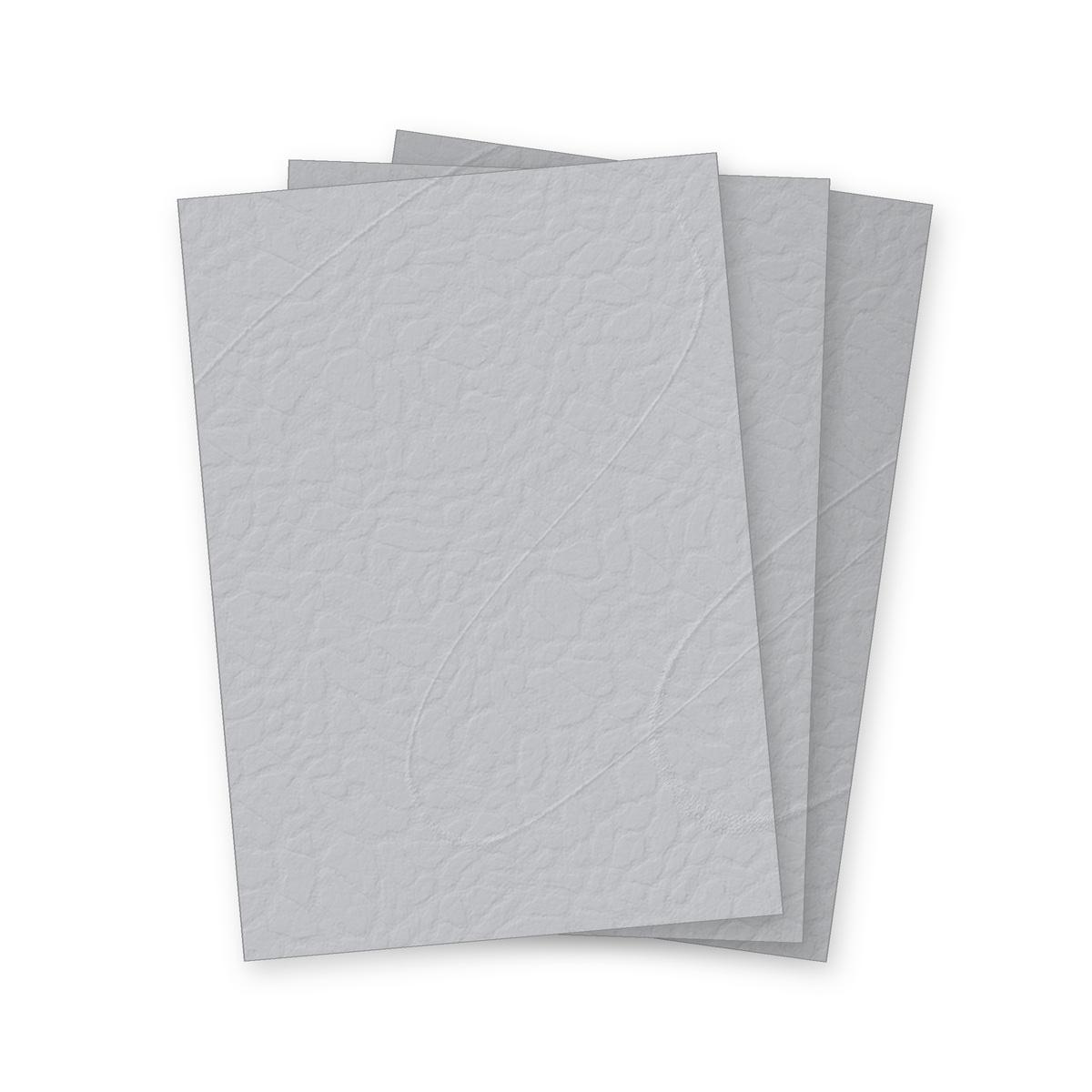 Couverture de reliure cartonnée A4 Couvertures grain cuir gris 250 g A4 FALCON K - Couvertures cartonnées grain cuir Falcon K gris A4, illustration
