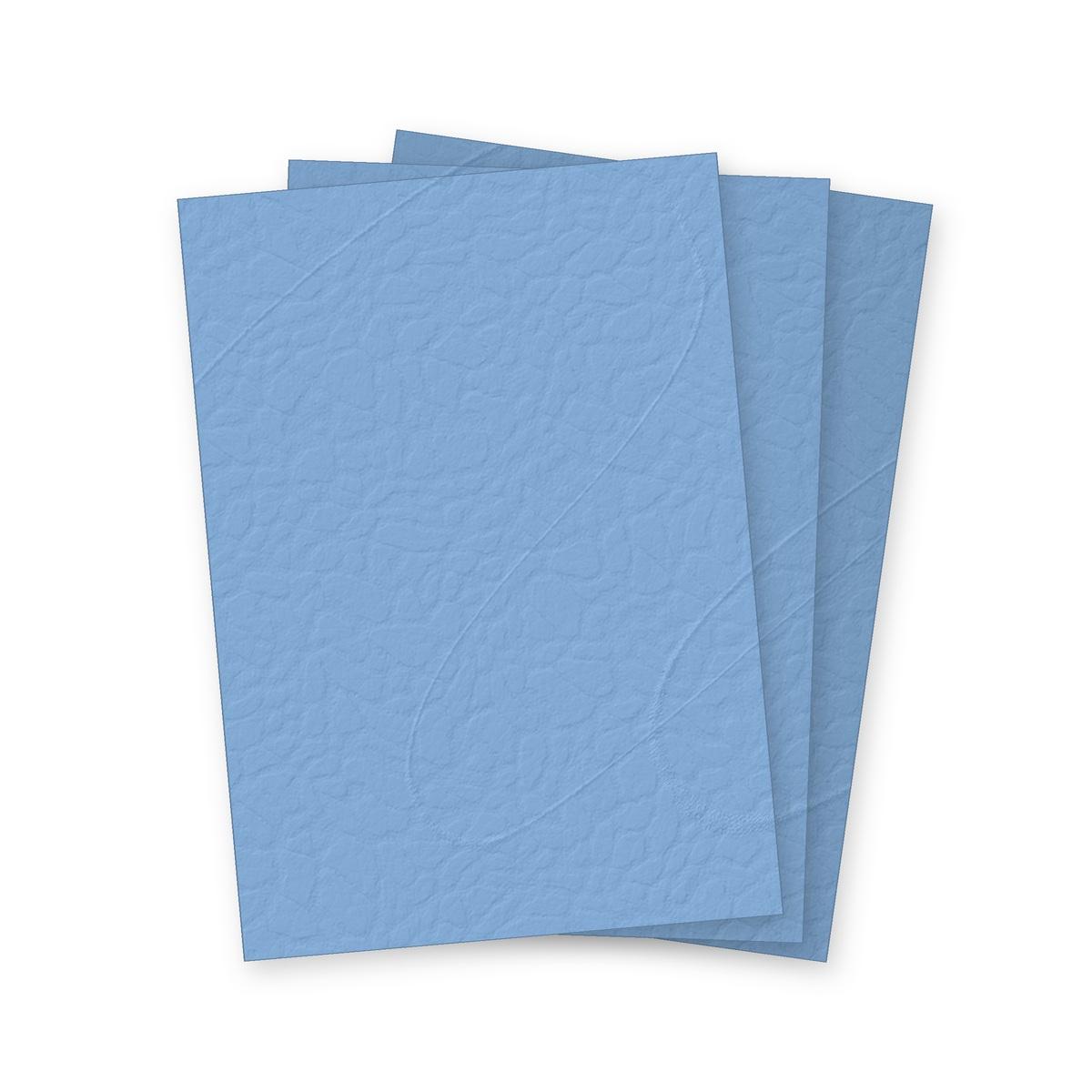 Couverture de reliure cartonnée A4 Couvertures grain cuir bleu clair 250 g A4 FALCON K - Couvertures cartonnées grain cuir Falcon K bleu clair A4, illustration