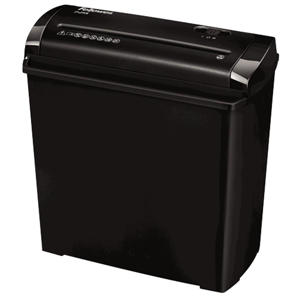 Destructeur coupe droite P1 P-25S Powershred FELLOWES — Vue globale - Destructeur de papier Fellowes