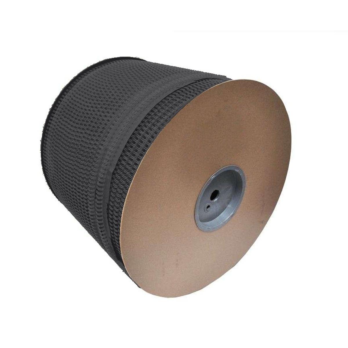 Anneaux métalliques en bobine, pas 2:1 Bobine d'anneaux métalliques 19 mm (3/4"), pas 2:1, noirs WYNSTOR - Bobine d'anneaux métalliques 19 mm (3/4"), pas 2:1, noirs