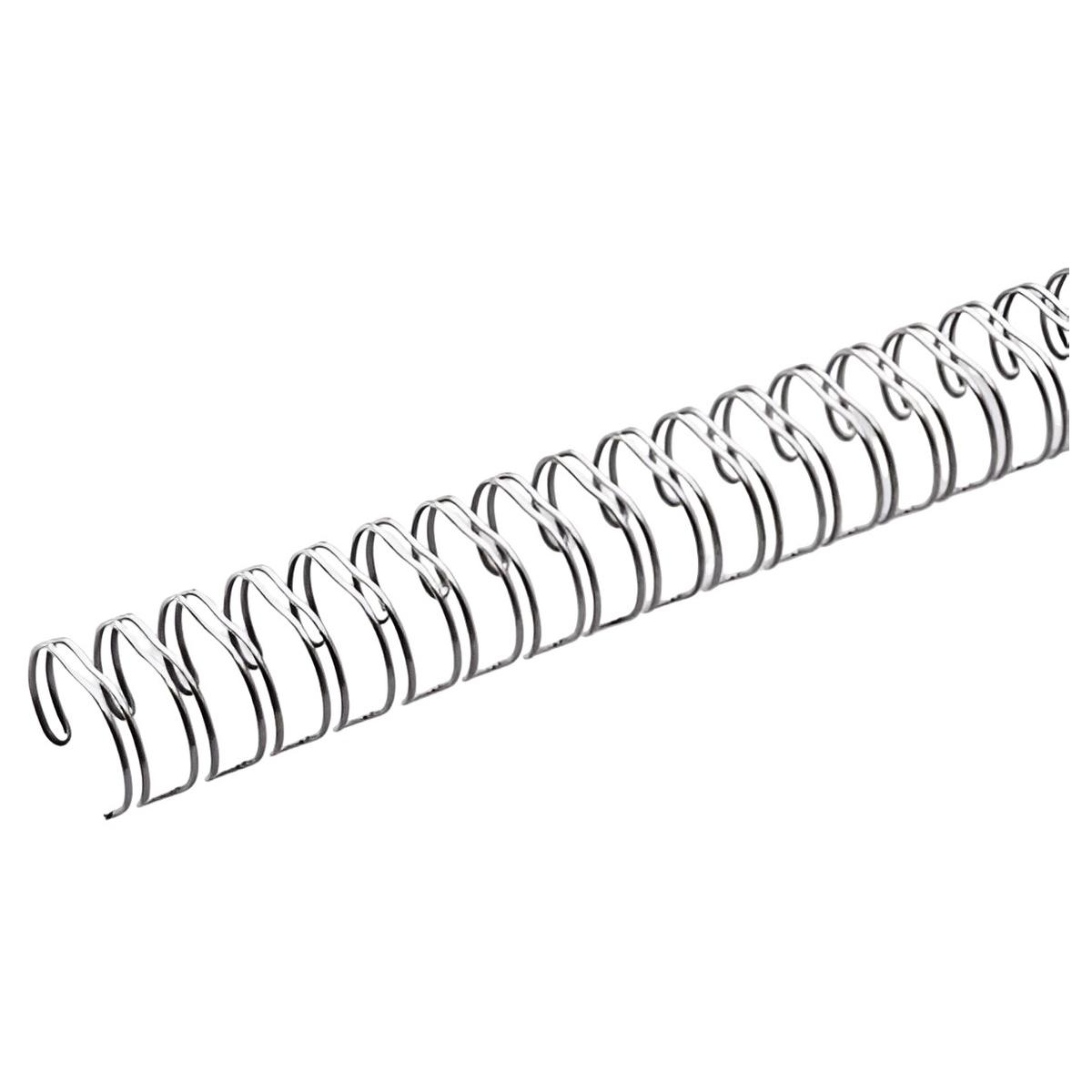 Peignes anneaux métalliques A4 23 boucles pas 2:1 argent brillant, illustration