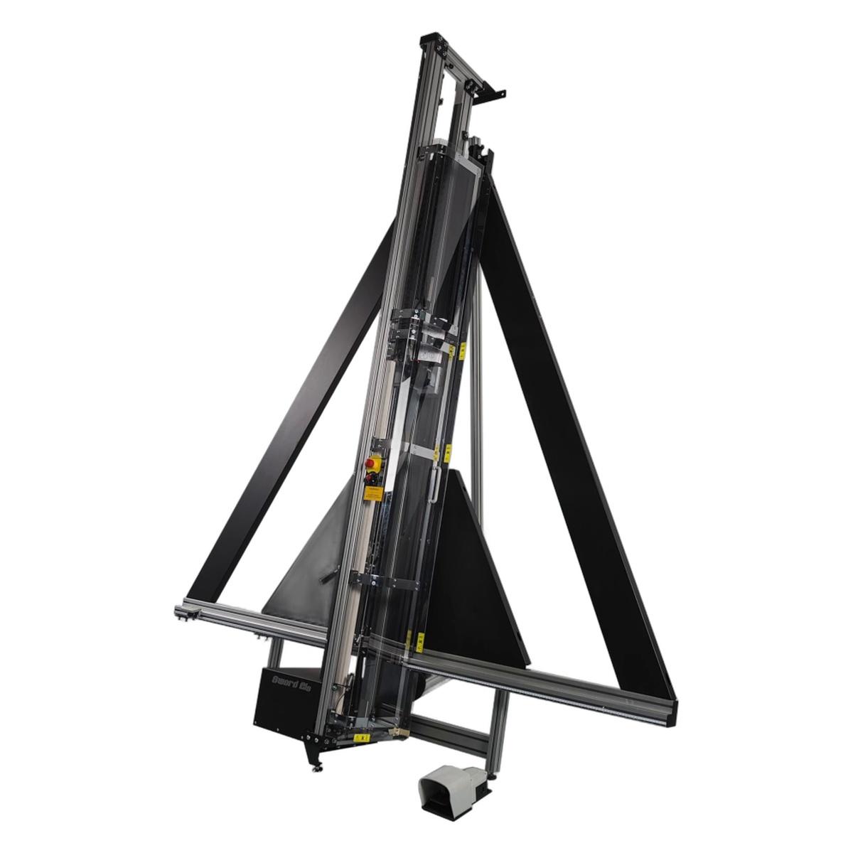 Coupeuse verticale électrique Sword ELS 155 NEOLT — Coupeuse verticale électrique de panneaux NEOLT Sword ELS 155 avec fraise motorisée, vue d'ensemble