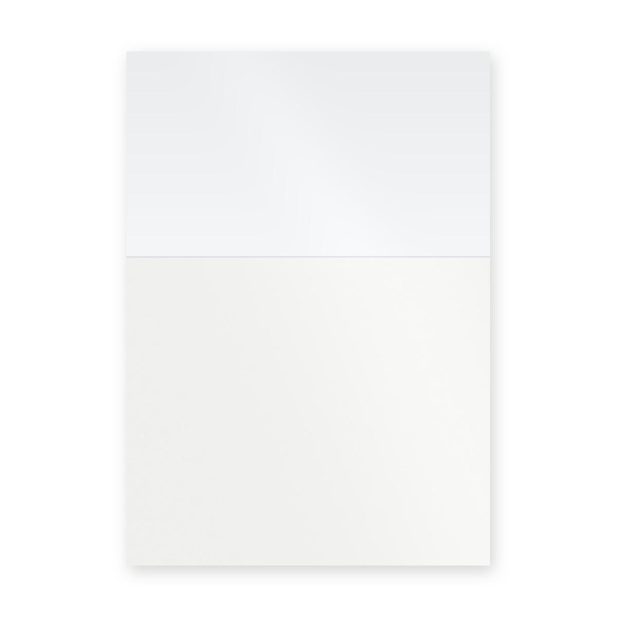 Couvertures d'emboîtage dos carré collé A4 Falcon K à dos satin blanc et face transparente, illustration