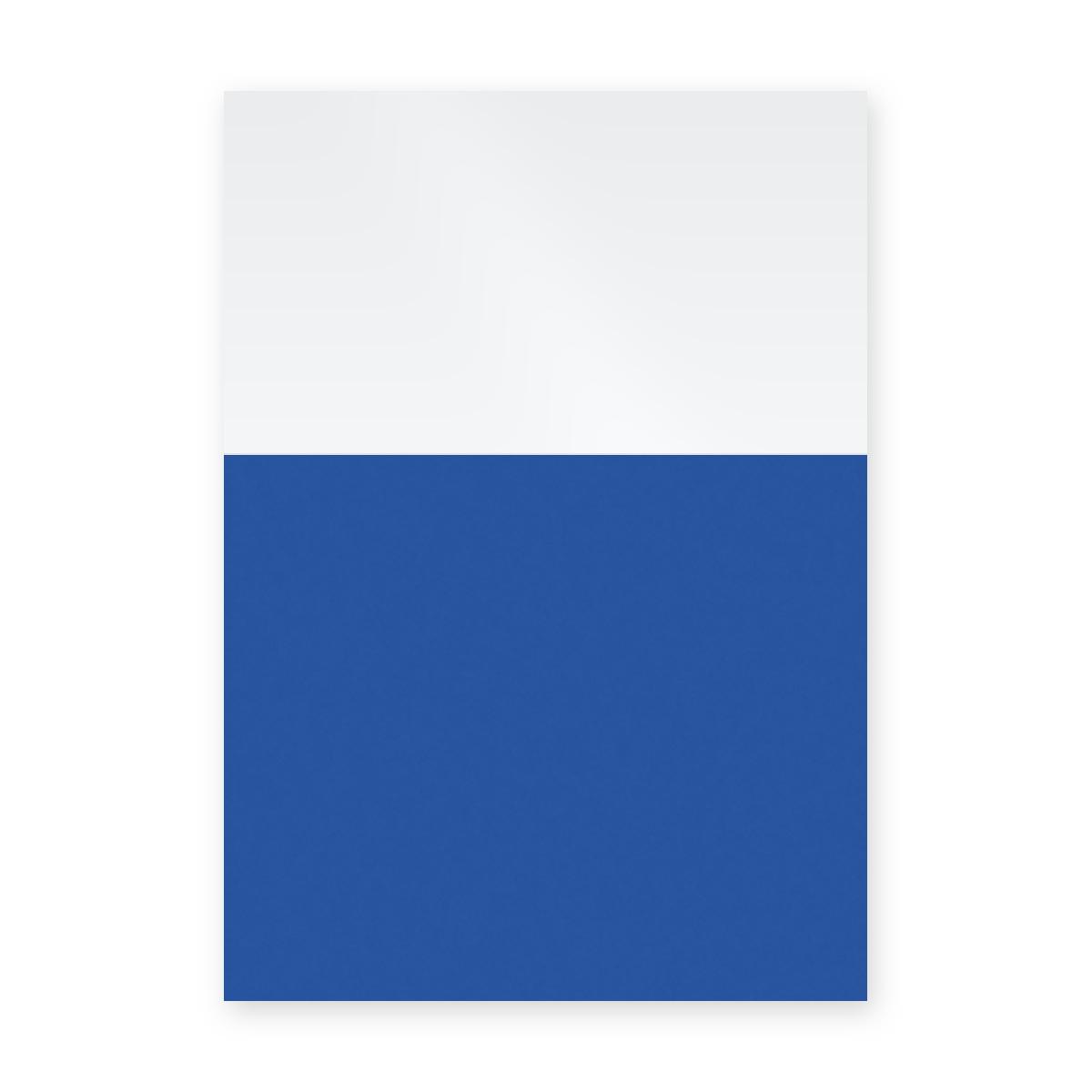 Couvertures d'emboîtage dos carré collé A4 Falcon K à dos carton bleu et face transparente, illustration