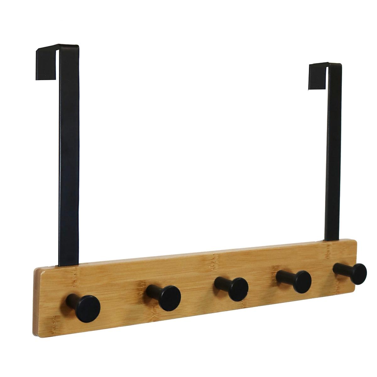 Patère de porte, 5 crochets KARAKO UNILUX - Patère de porte UNILUX KARAKO, vue d'ensemble