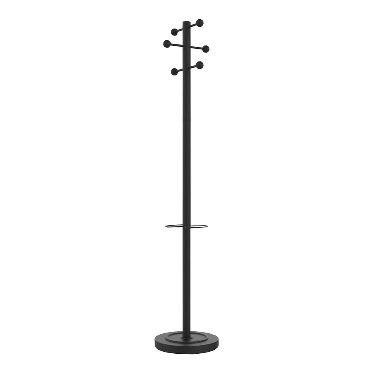 Portemanteau sur pied UNILUX ACCESS noir, vue d'ensemble