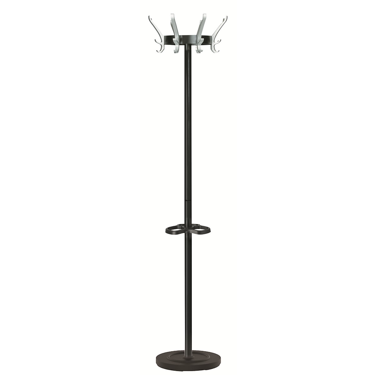 Portemanteau sur pied UNILUX CYPRES noir, vue d'ensemble
