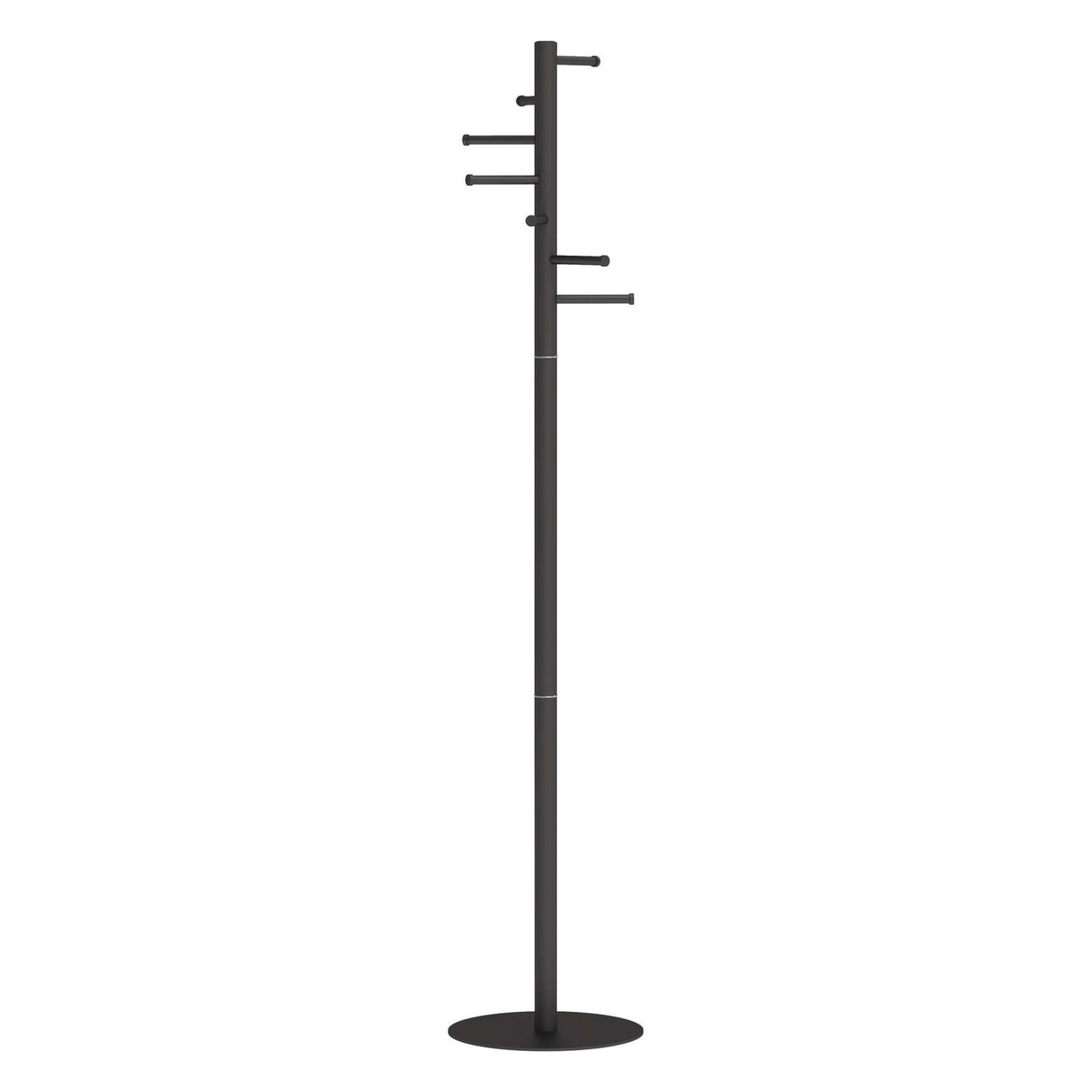 Portemanteau sur pied, 7 tringles caurus noir MAUL - Portemanteau sur pied MAULcaurus noir, vue d'ensemble