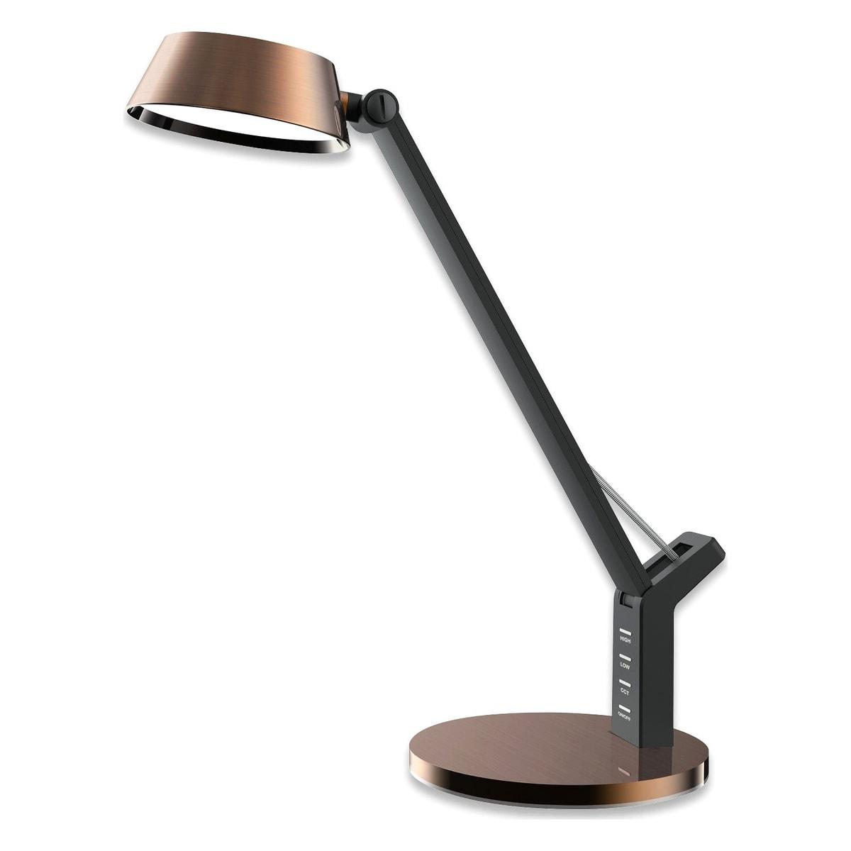 Lampe de bureau Hansa Glow cuivre, vue d'ensemble