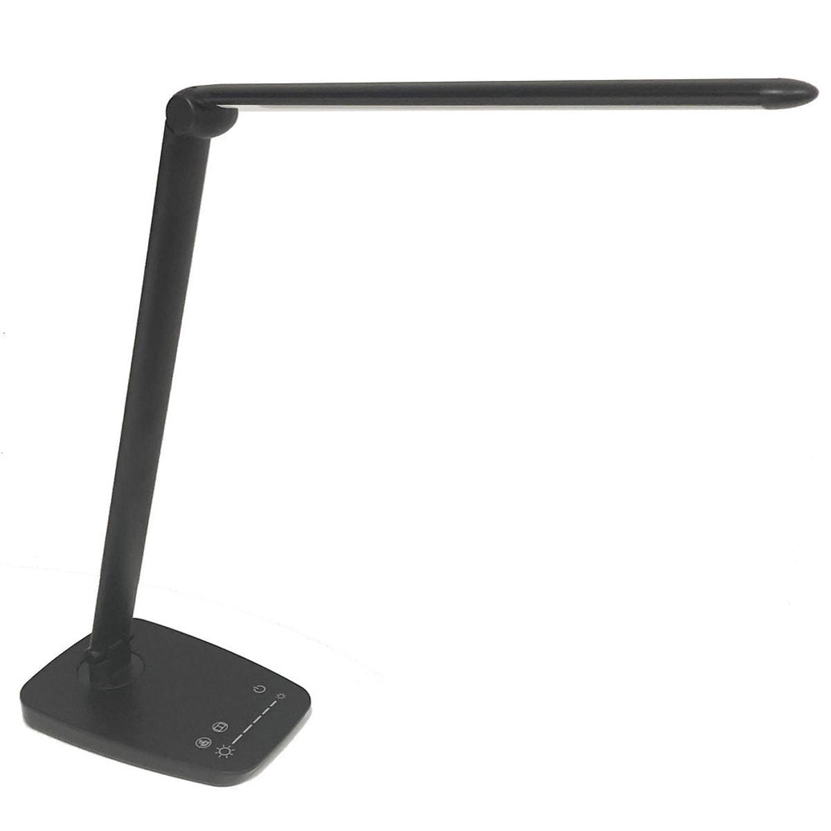 Lampe de bureau UNILUX TWISTLED noir, vue d'ensemble