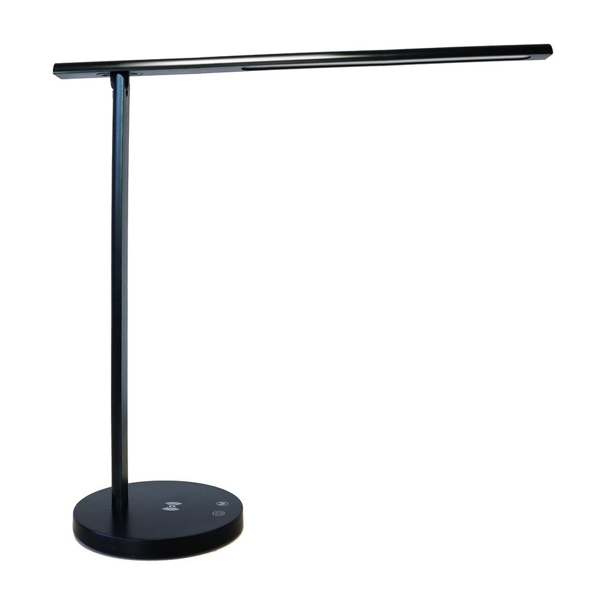Lampe de bureau LED UNILUX DIVA noir, vue d'ensemble