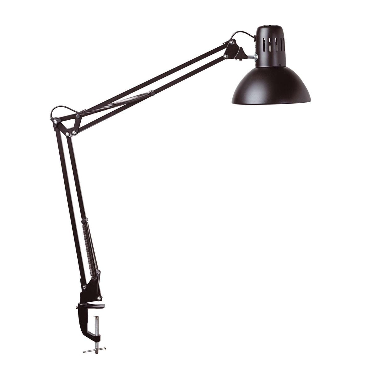 Lampe de bureau à pince MAULstudy noir, vue d'ensemble