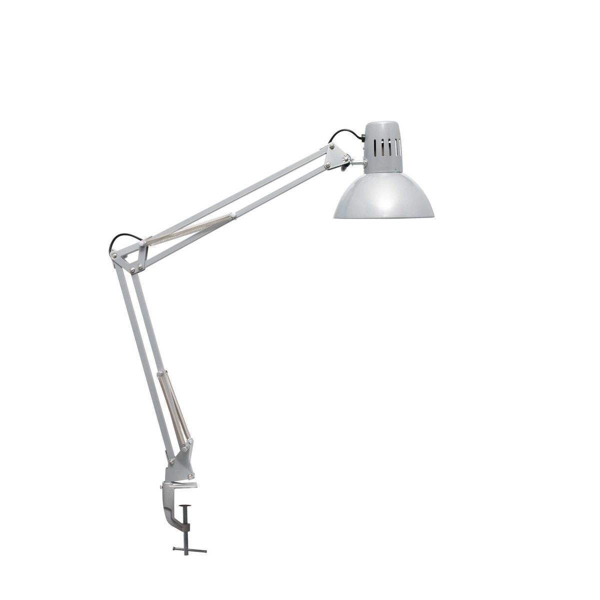Lampe de bureau à pince MAULstudy argent, vue d'ensemble