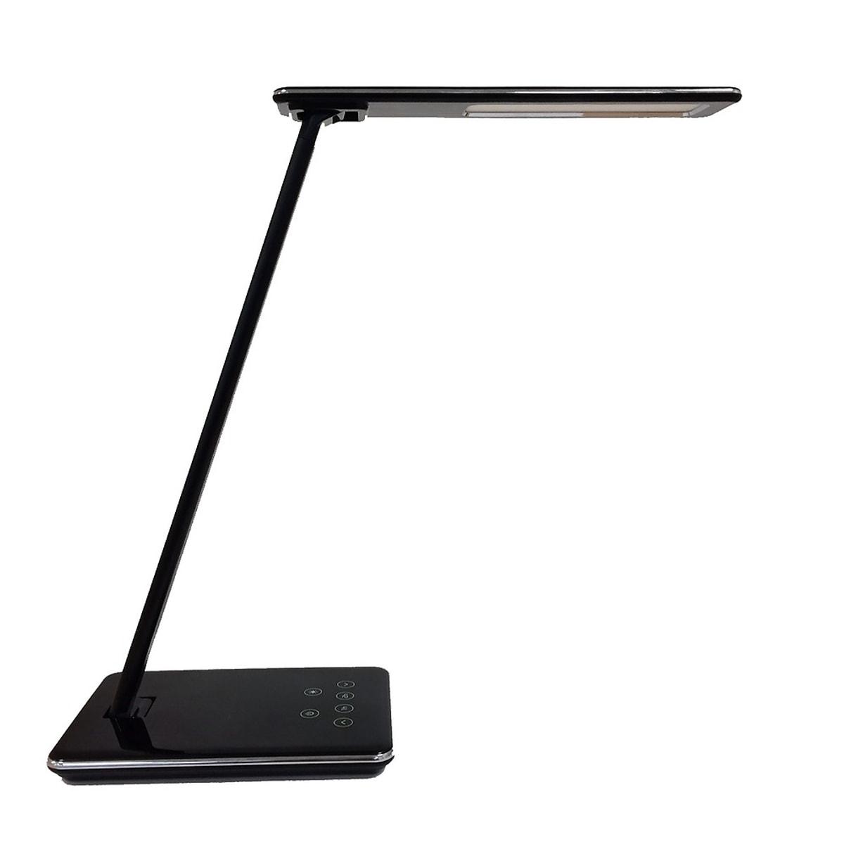 Lampe de bureau LED compacte UNILUX LINKA noir, vue d'ensemble