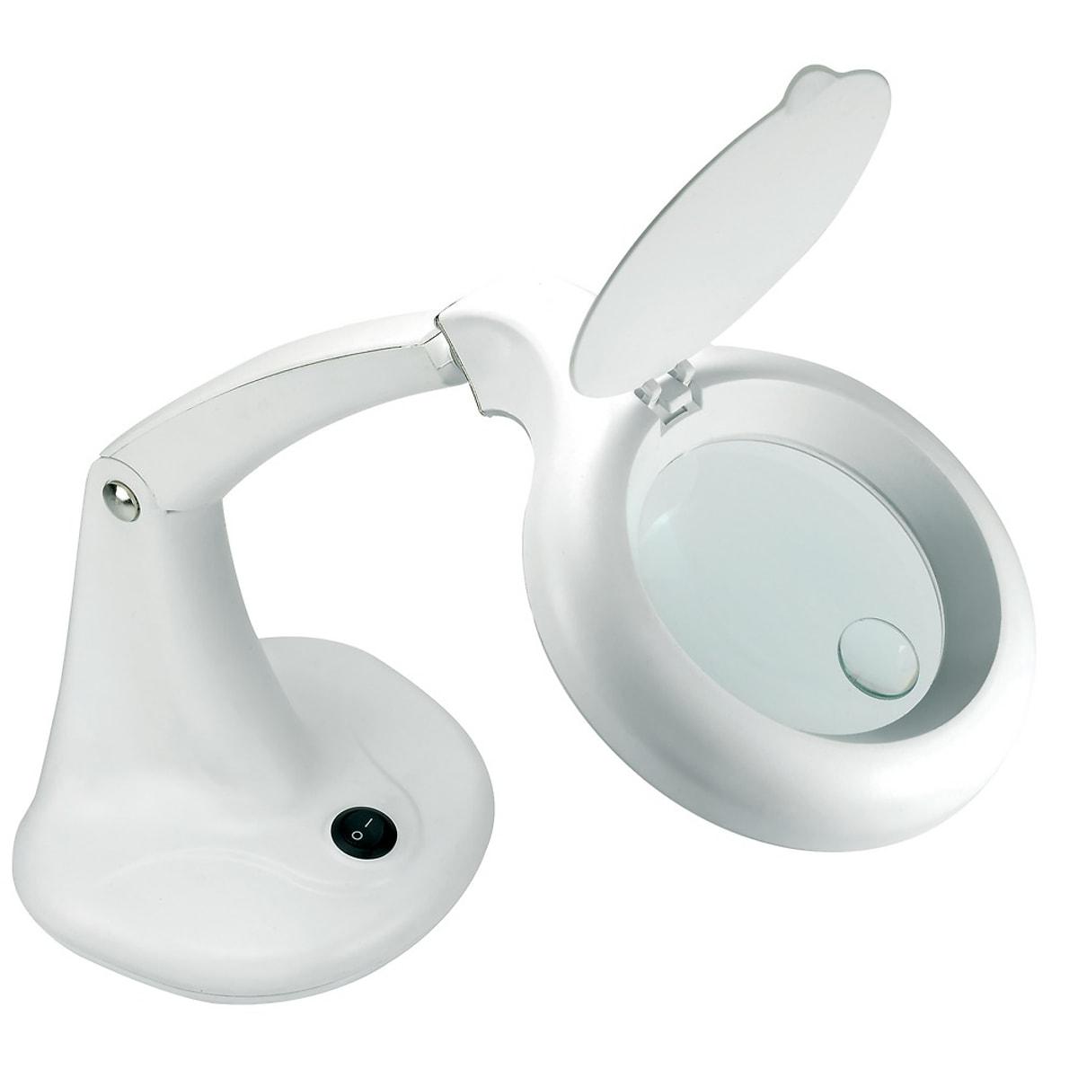 Lampe loupe LED UNILUX MINI ZOOM blanc, vue d'ensemble