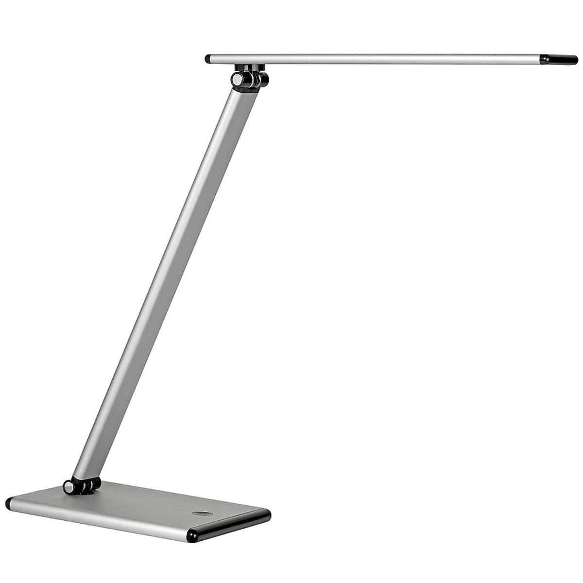 Lampe de bureau LED pliable UNILUX TERRA gris métal, vue d'ensemble