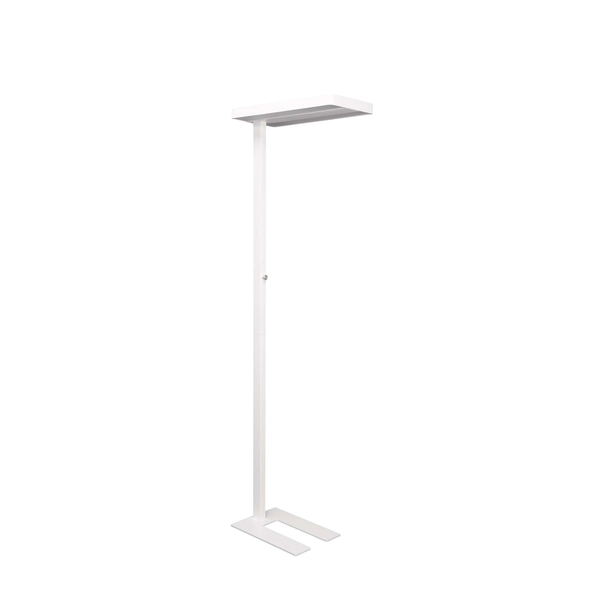 Lampadaire LED MAULjaval blanc, vue d'ensemble