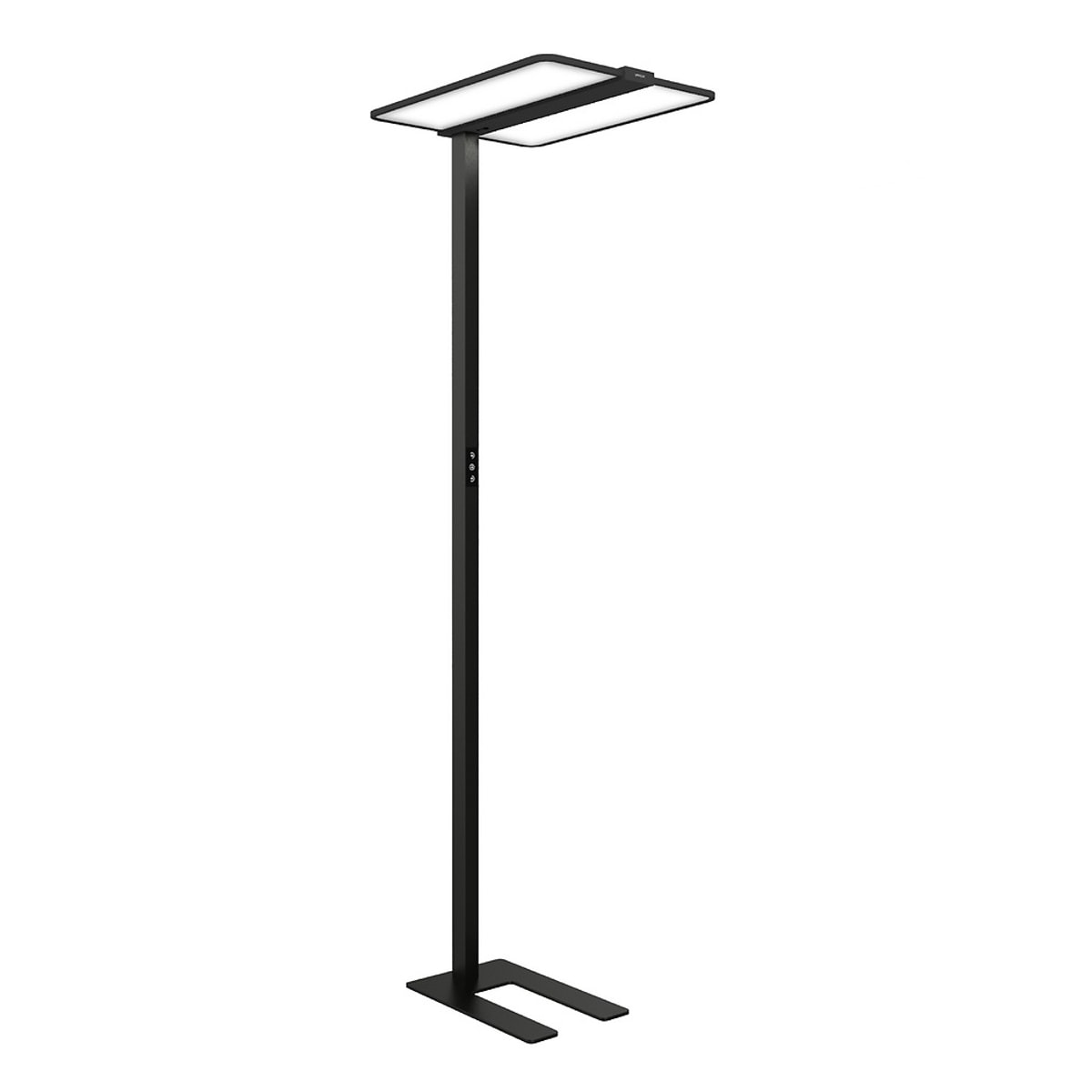 Lampadaire LED UNILUX ATLAS noir, vue d'ensemble