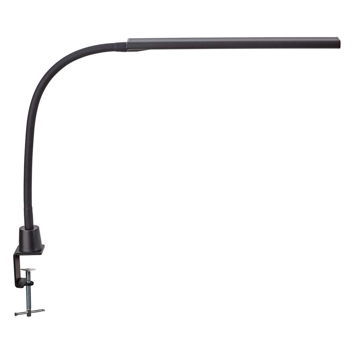 Lampe de bureau LED à pince MAULpirro noir, vue d'ensemble