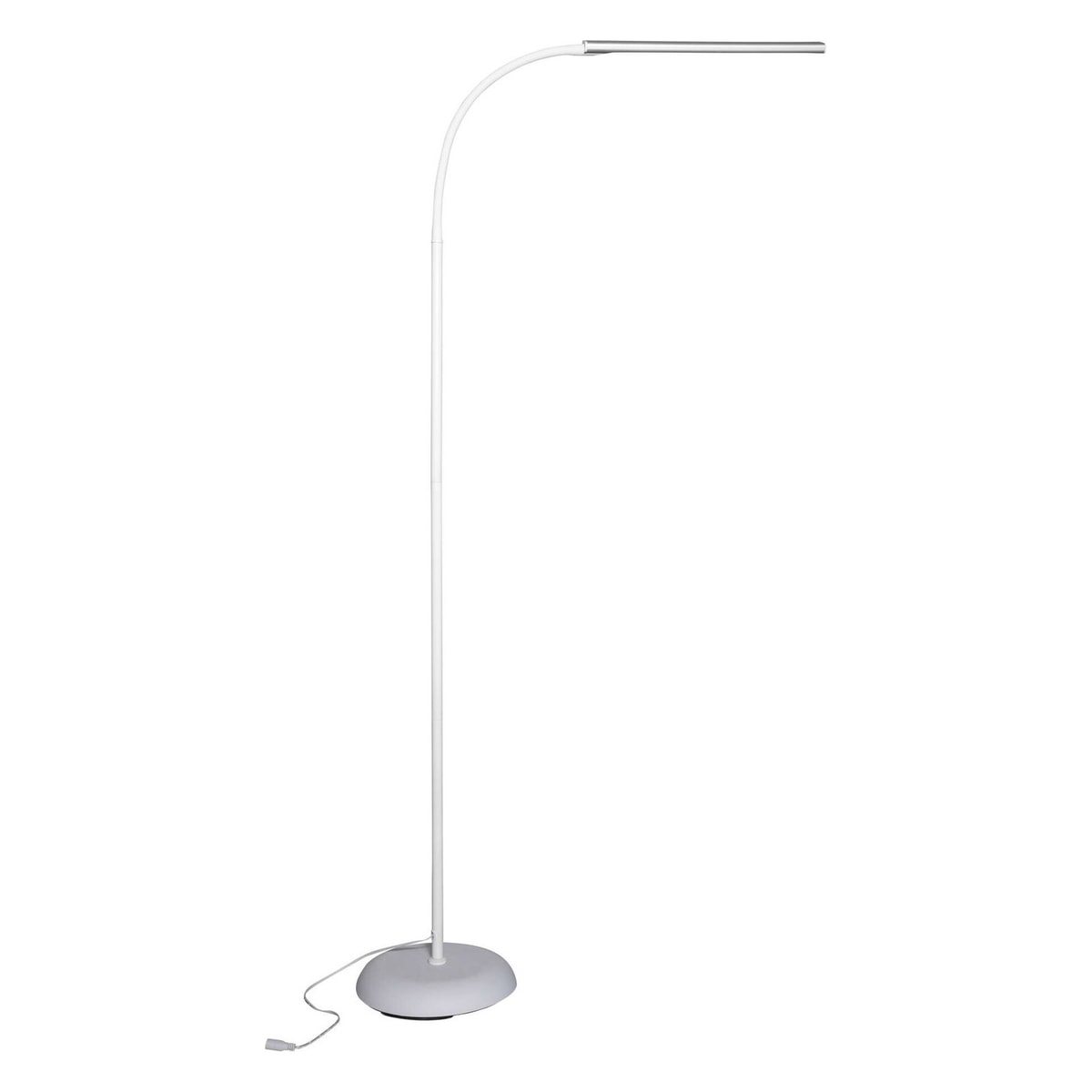 Lampadaire de lecture LED MAULpirro blanc, vue d'ensemble