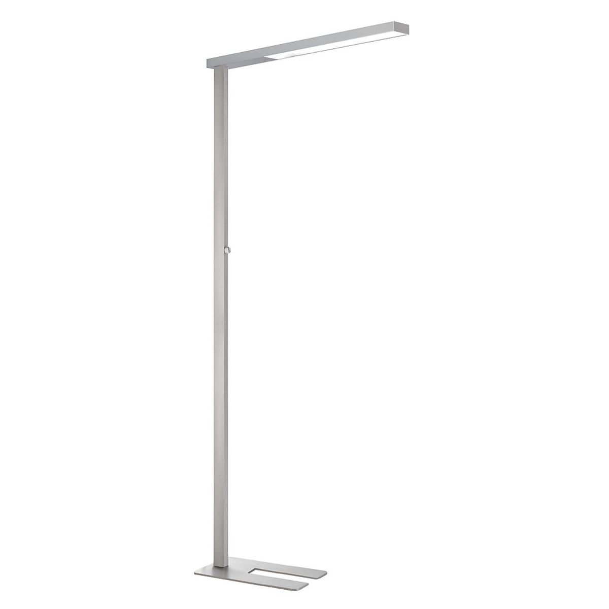 Lampadaire LED UNILUX STRATUS gris métal, vue d'ensemble