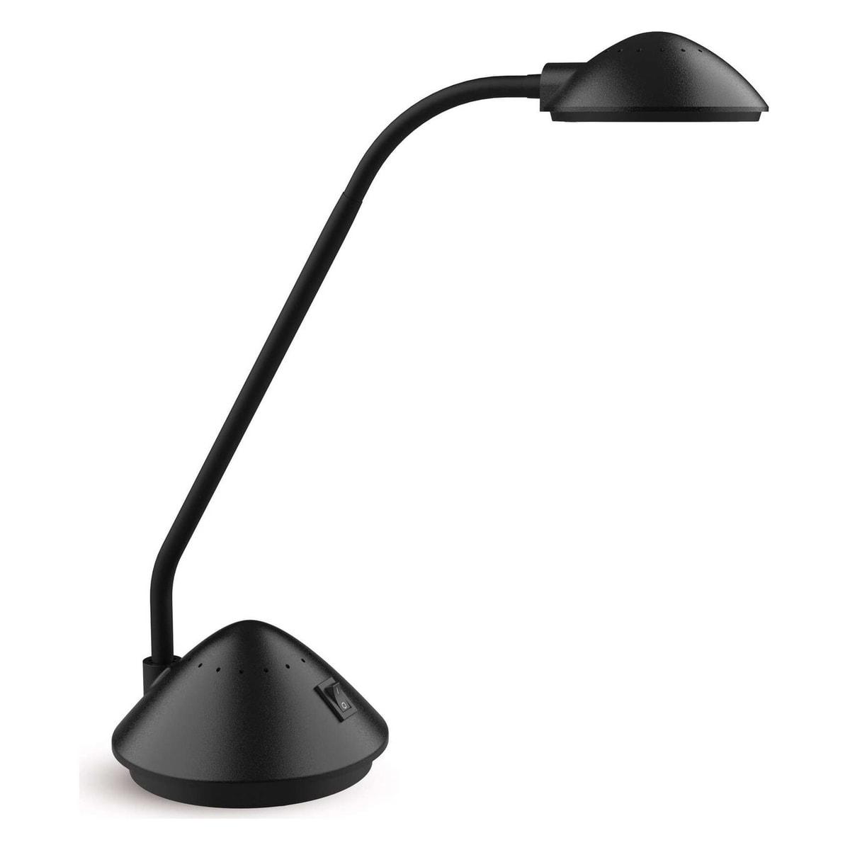 Lampe de bureau LED MAULarc noir, vue d'ensemble