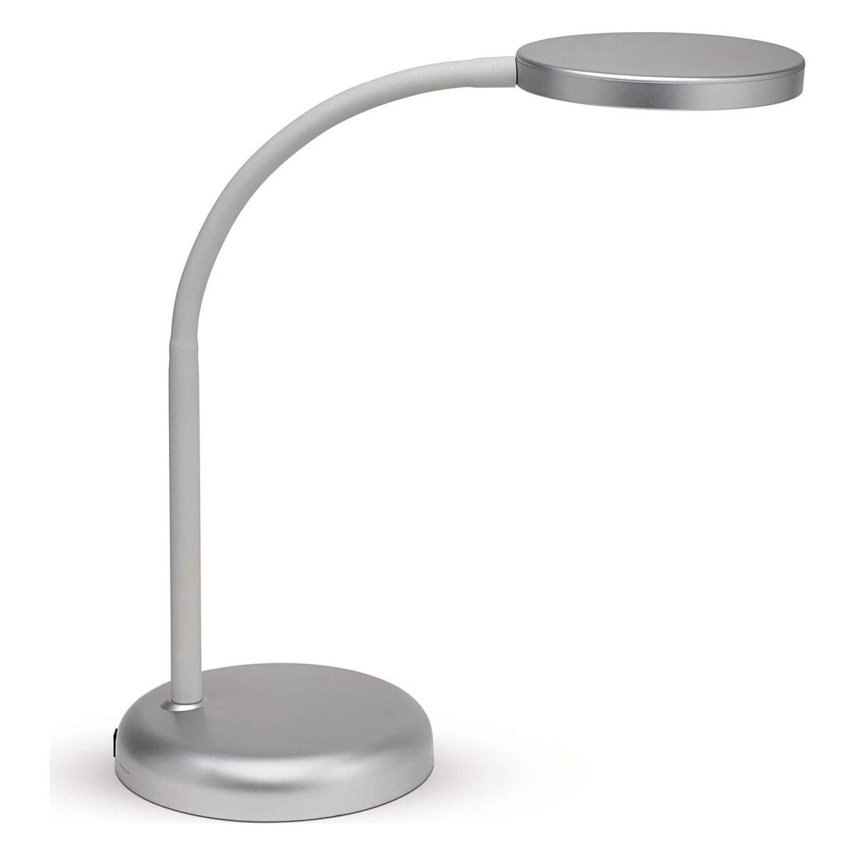 Lampe de bureau LED MAULjoy argent, vue d'ensemble