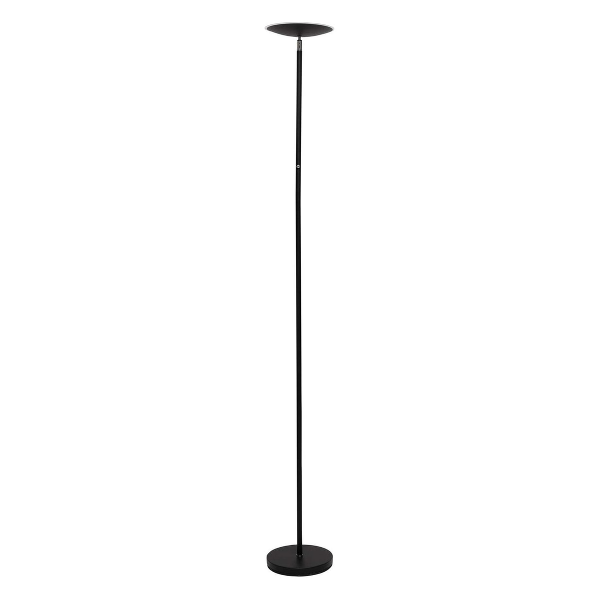 Lampadaire LED MAULsphere noir, vue d'ensemble