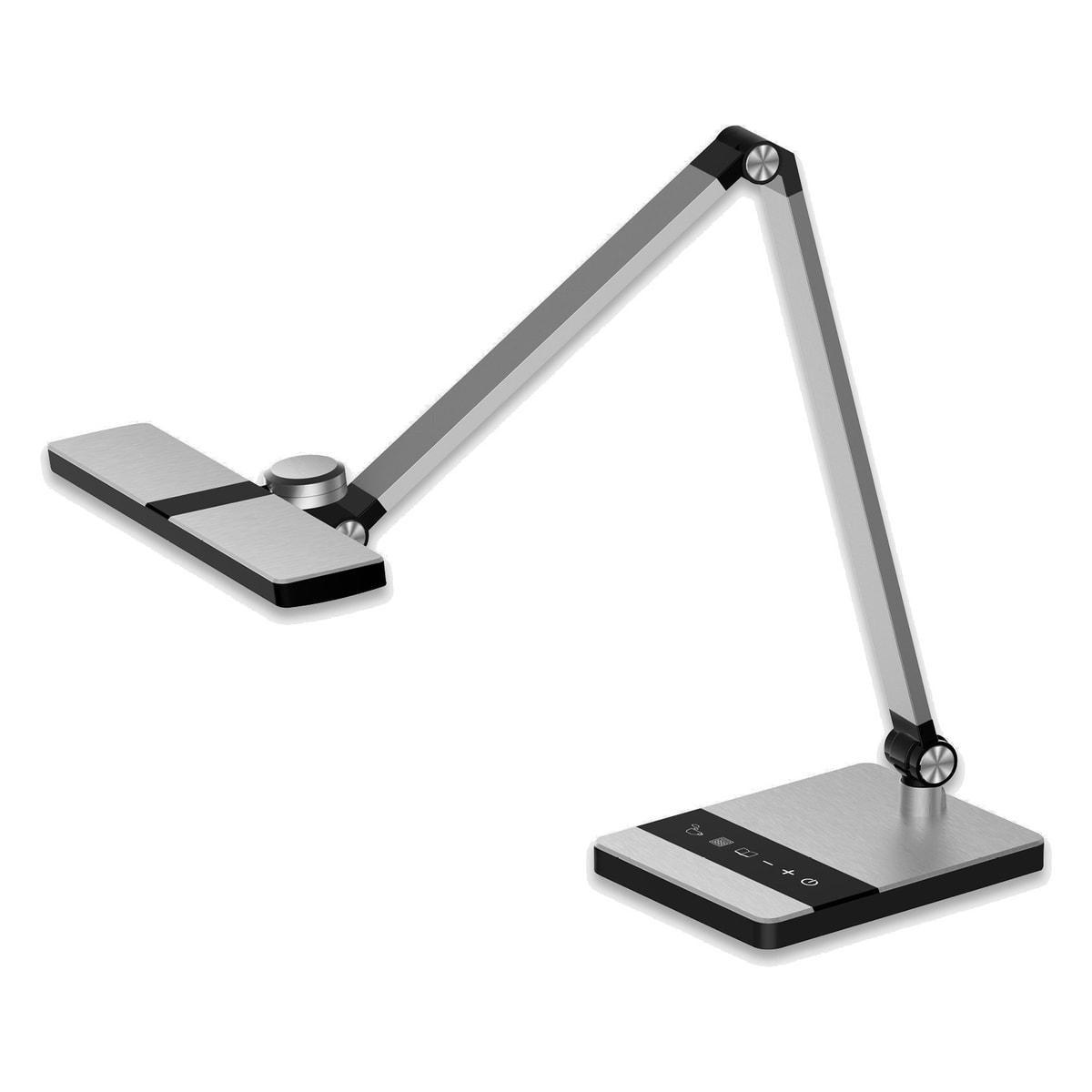 Lampe de bureau Hansa Nimbus argent, vue d'ensemble