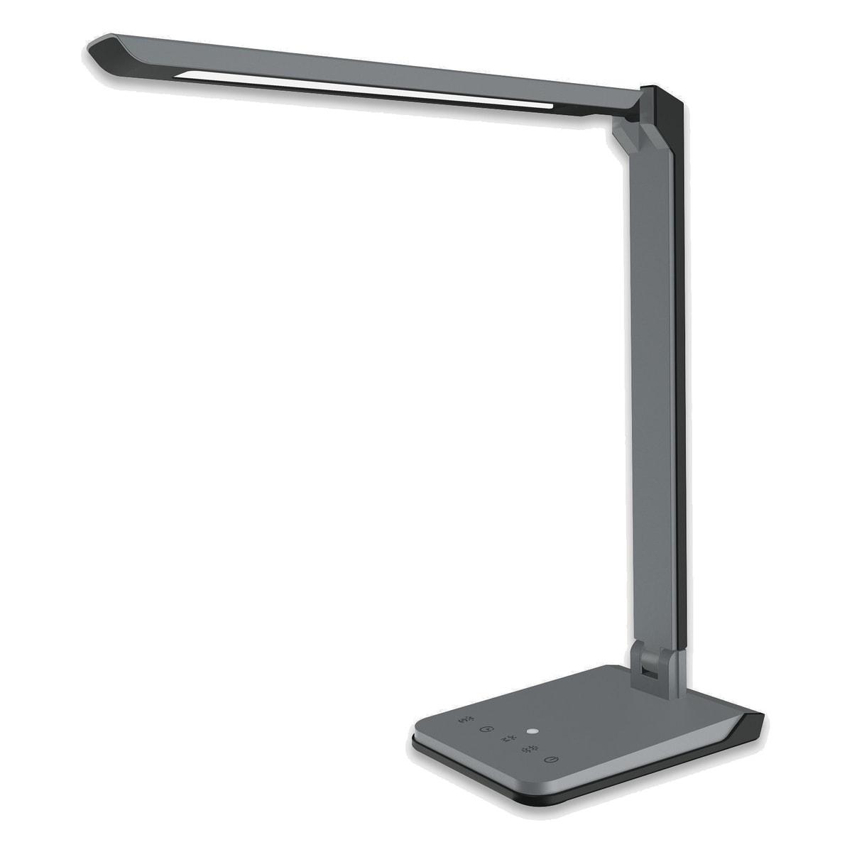 Lampe de bureau Hansa Lumina gris métallisé, vue d'ensemble