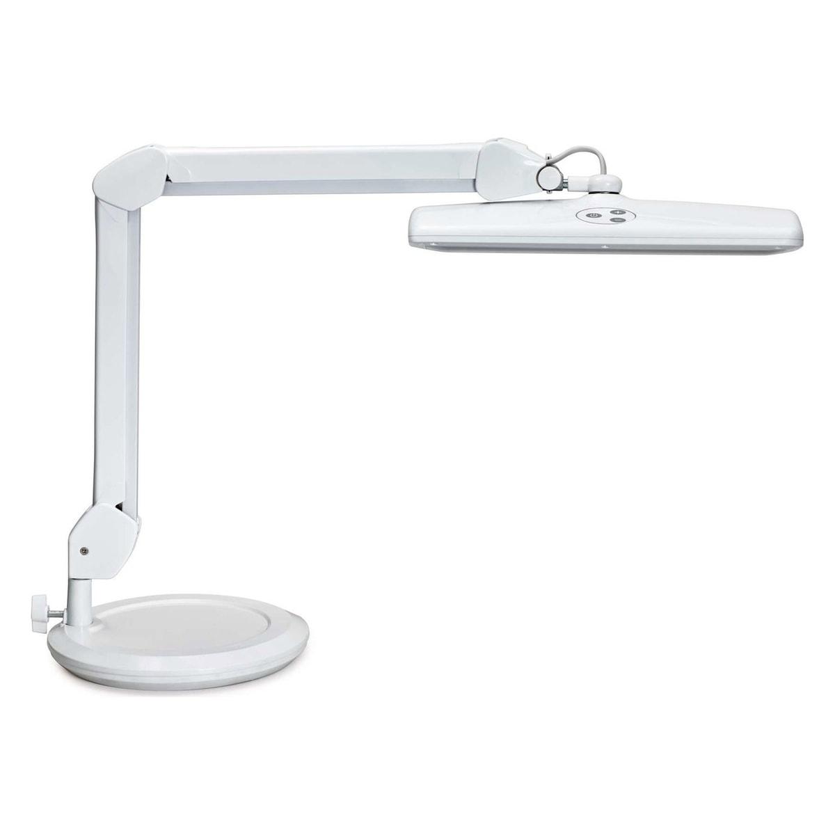 Lampe de travail LED sur pied MAULintro blanc, vue d'ensemble