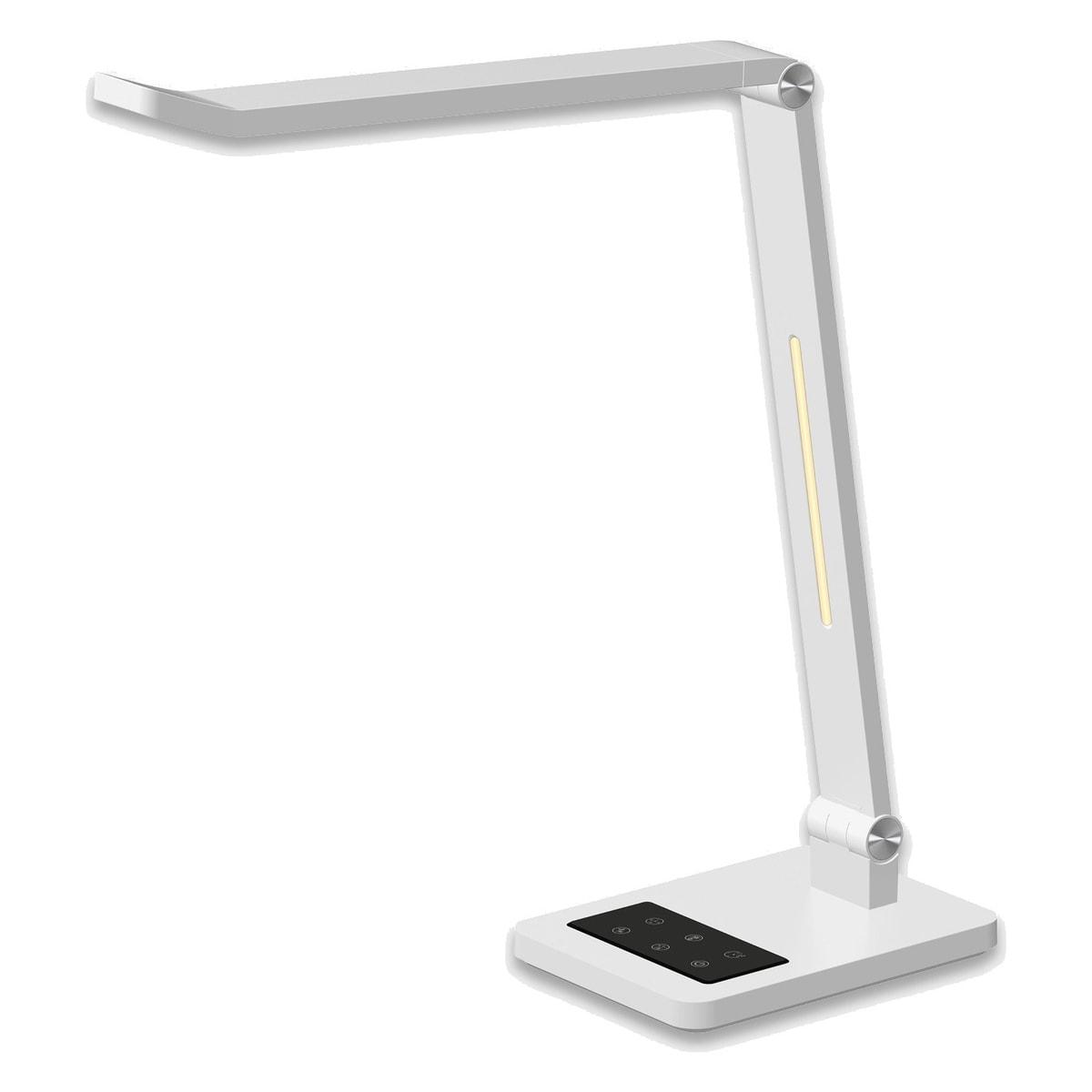 Lampe de bureau Hansa Tide blanc, vue d'ensemble