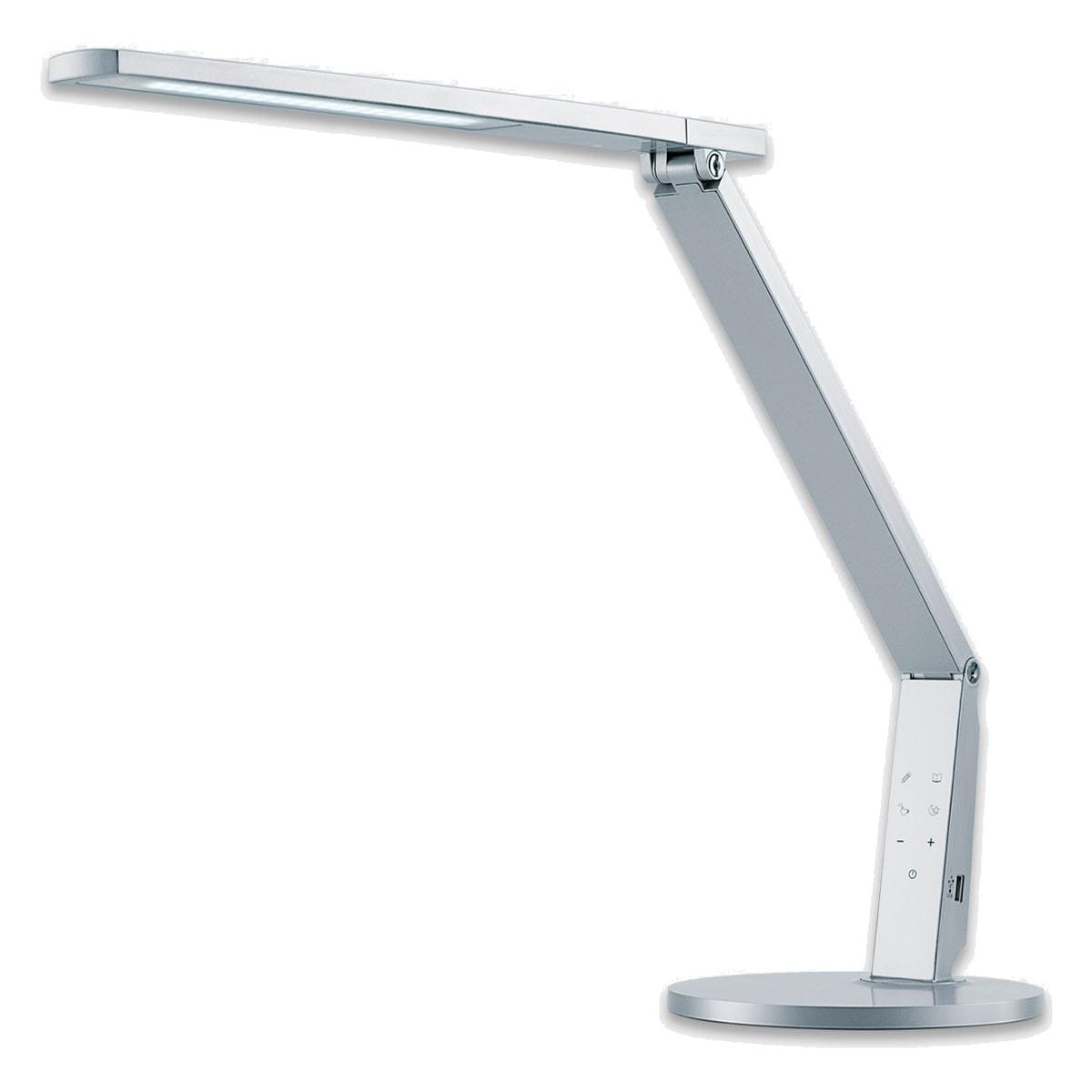 Lampe de bureau Hansa Vario Plus argent, vue d'ensemble