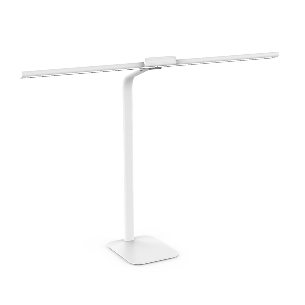 Lampe de bureau LED UNILUX STRATA BASE blanc, vue d'ensemble