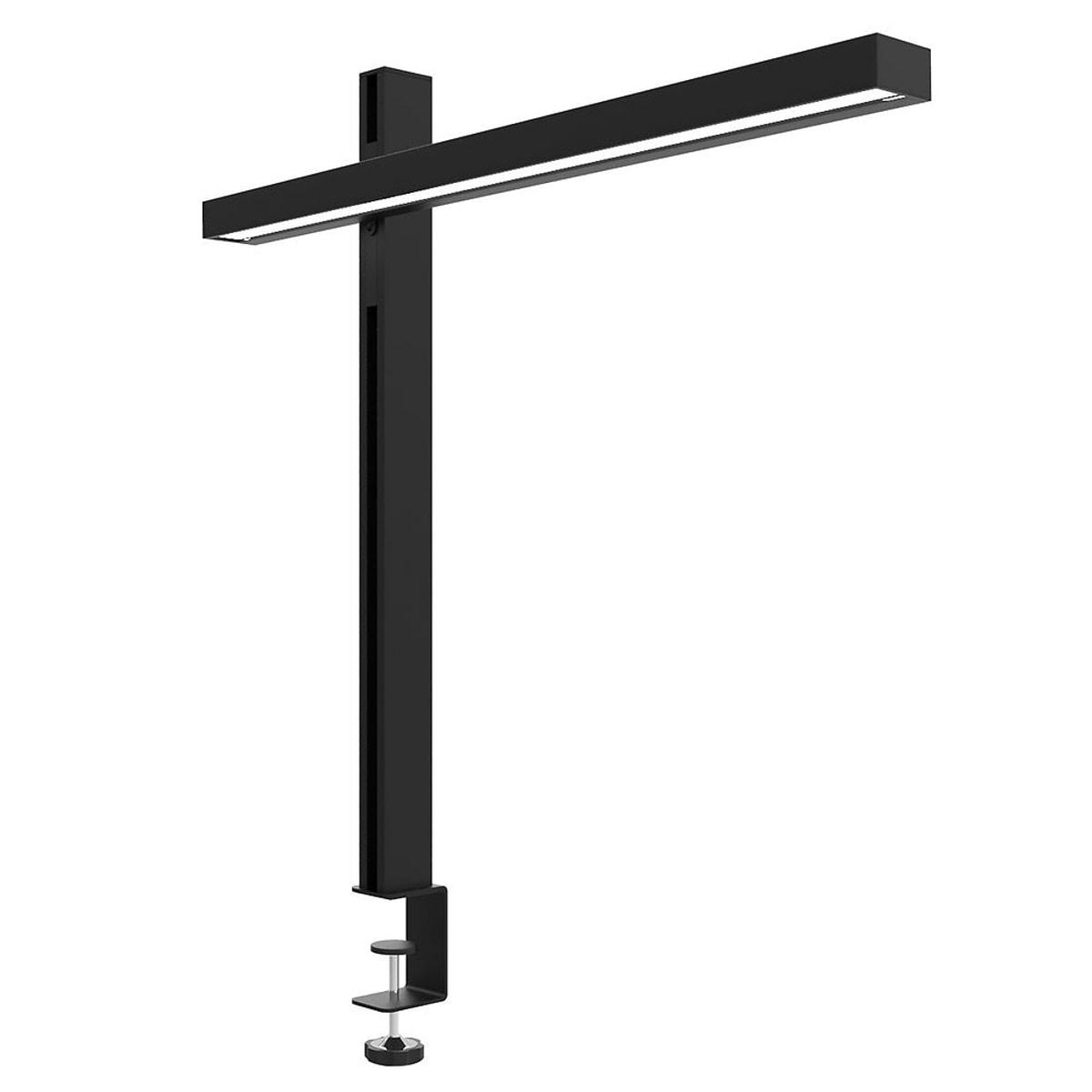 Lampe de bureau LED à pince UNILUX ZENITH noir, vue d'ensemble