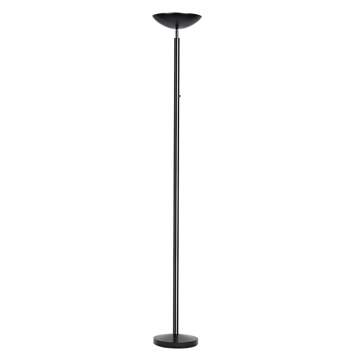 Lampadaire LED à éclairage indirect UNILUX DELY 2.0 noir, vue d'ensemble