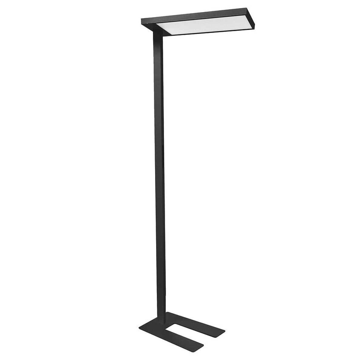 Lampadaire LED UNILUX VERSUS noir, vue d'ensemble