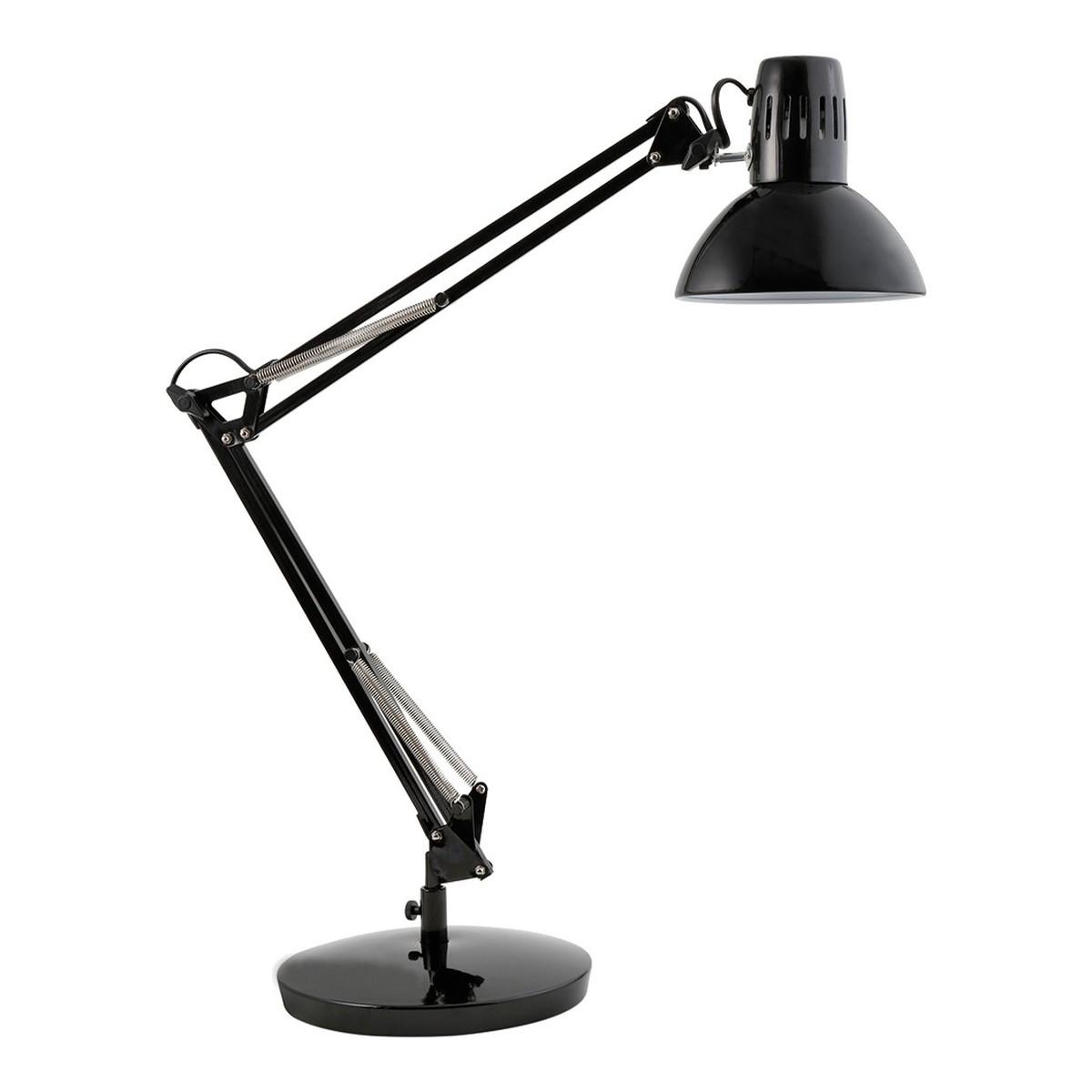 Lampe architecte sans ampoule ALBA ARCHI noir, vue d'ensemble