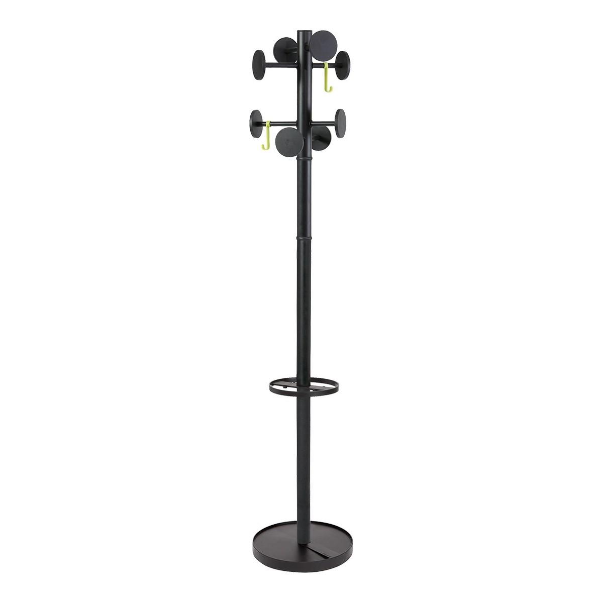 Portemanteau sur pied ALBA STAN3 noir, vue d'ensemble