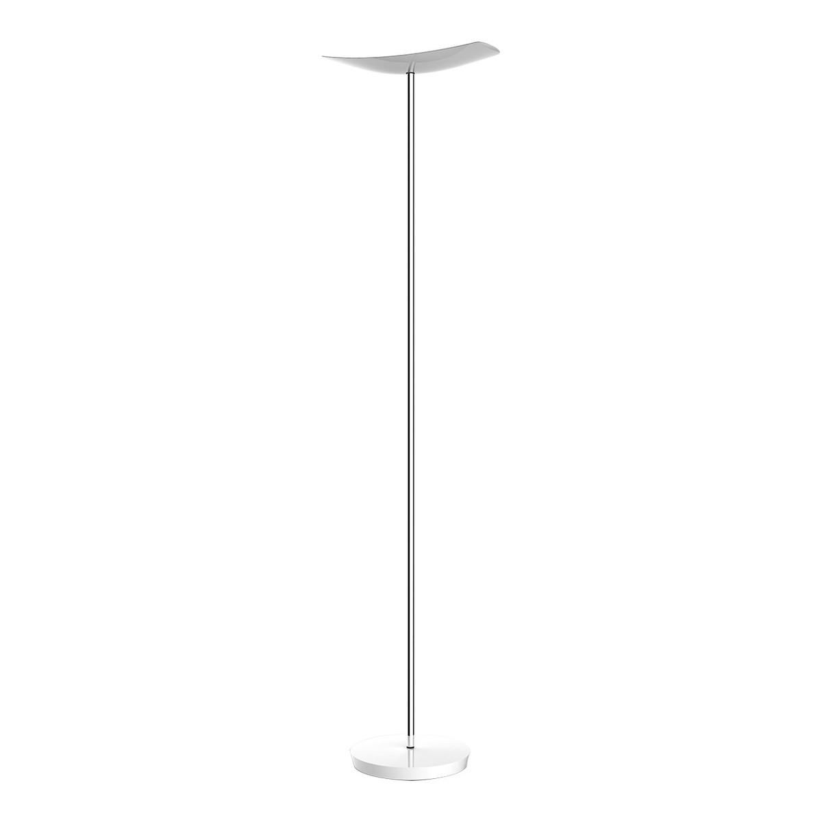 Lampadaire LED ALBA LEDCUP blanc, vue d'ensemble
