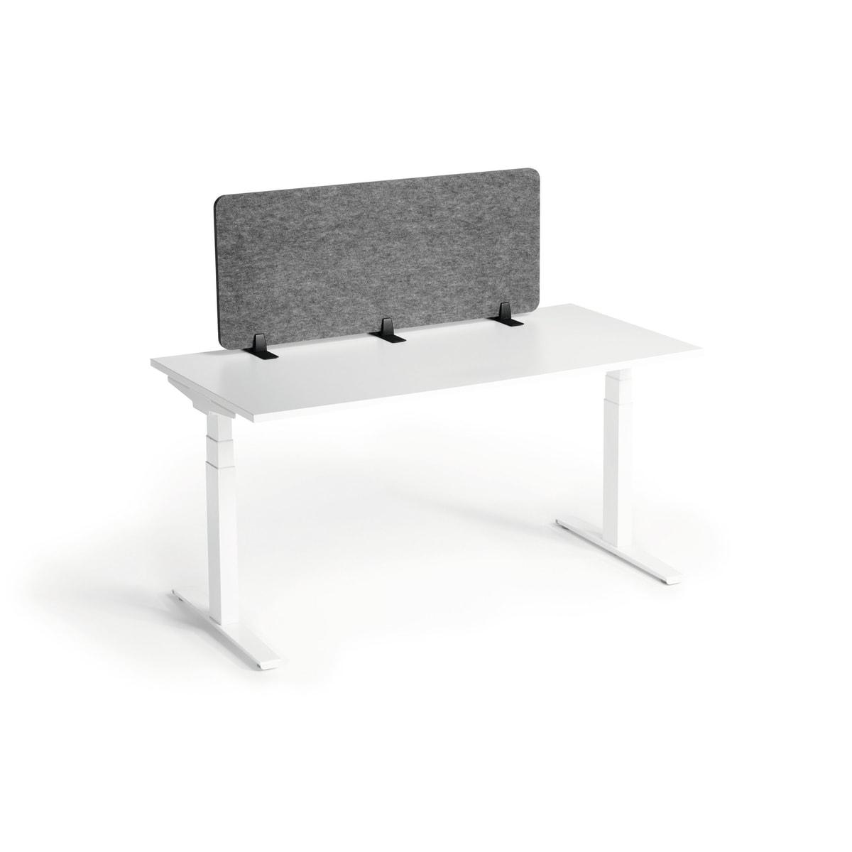 Écran de bureau acoustique DURABLE EFFECT 120, vue d'ensemble, posé sur ses pieds