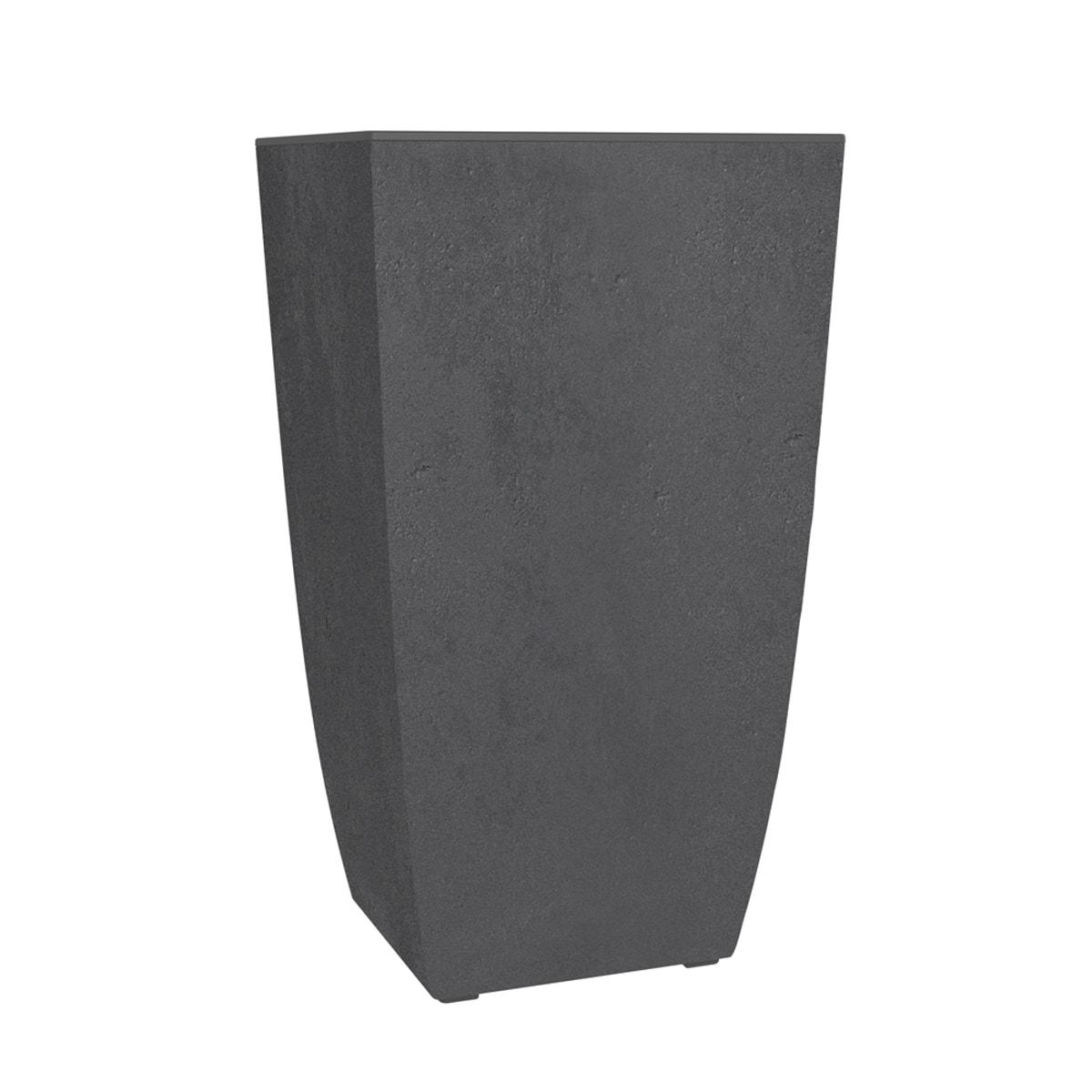 Colonne à plantes Poétic Diva BASALT carré haut 78 cm anthracite, vue d'ensemble