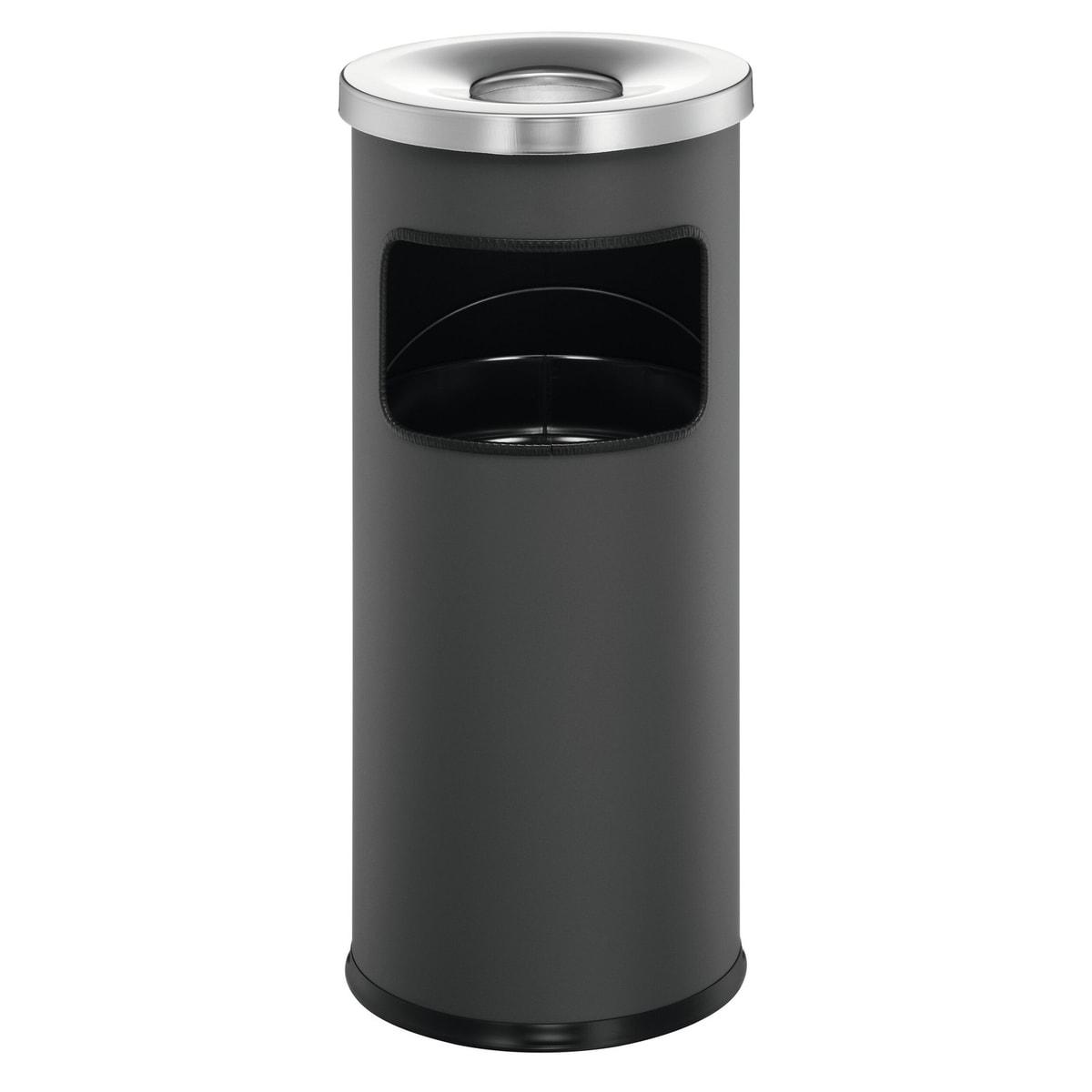 Cendrier-poubelle à couvercle étouffoir DURABLE SAFE anthracite, vue d'ensemble