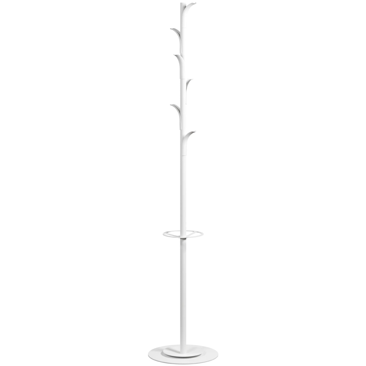 Portemanteau sur pied PAPERFLOW PALM SPRINGS blanc, vue d'ensemble